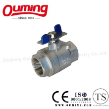 API Stainless Steel Ball Valve with Butterfly Handle